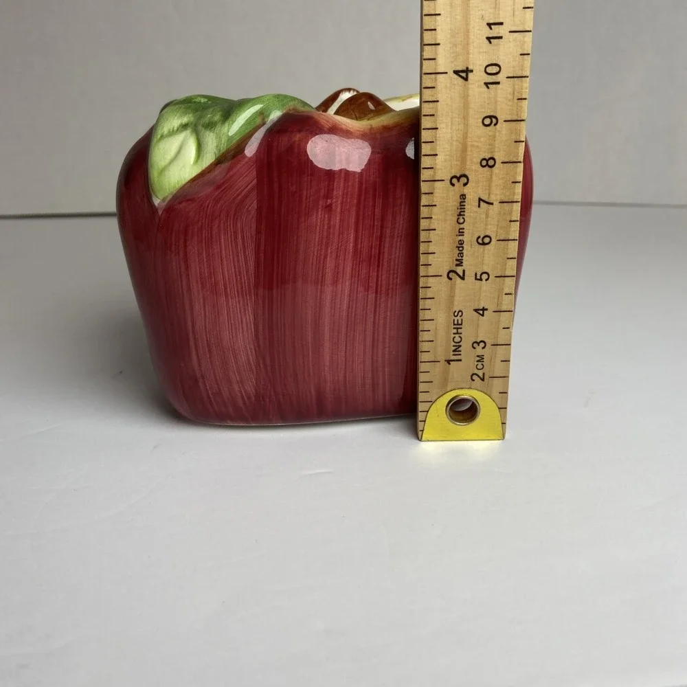 Vintage Ceramic Apple Napkin Holder‎ Farmhouse Kitchen